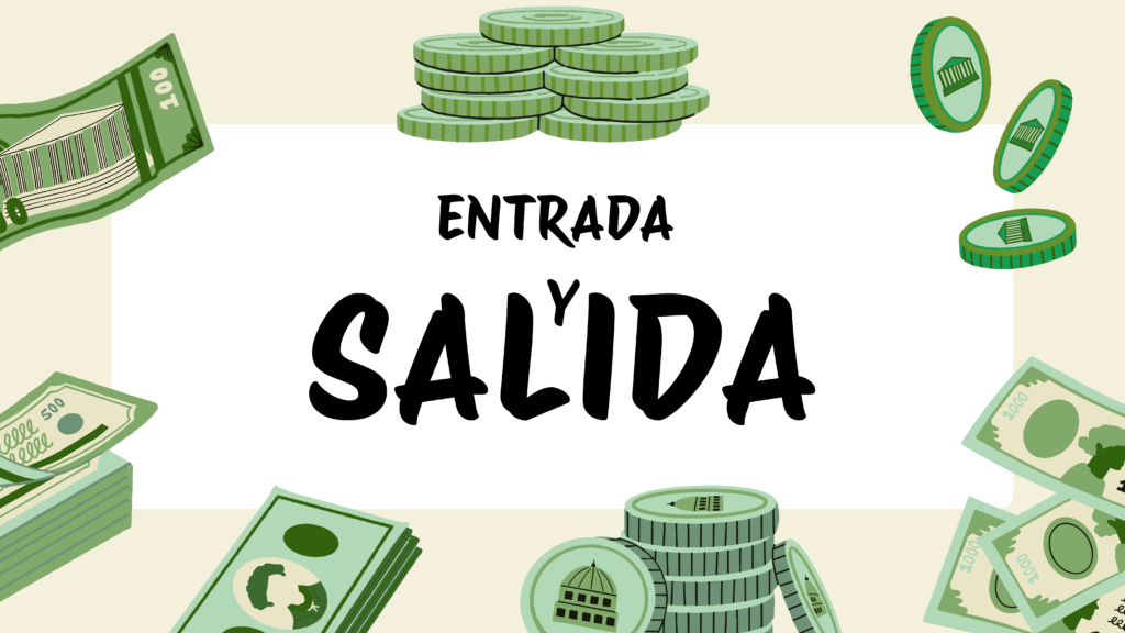 Presentación Diapositivas Economía Dinero Ahorro Ilustrado Verde Beige